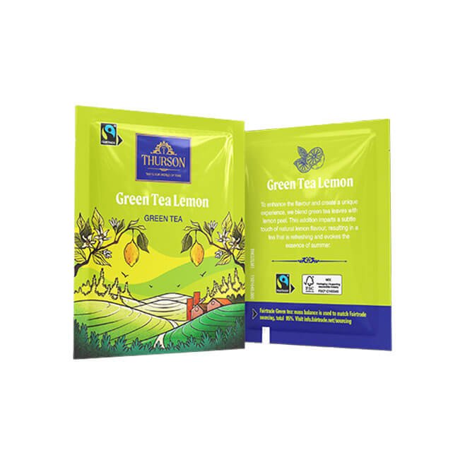 Fairtrade Green Tea Lemon - 25 Enveloped