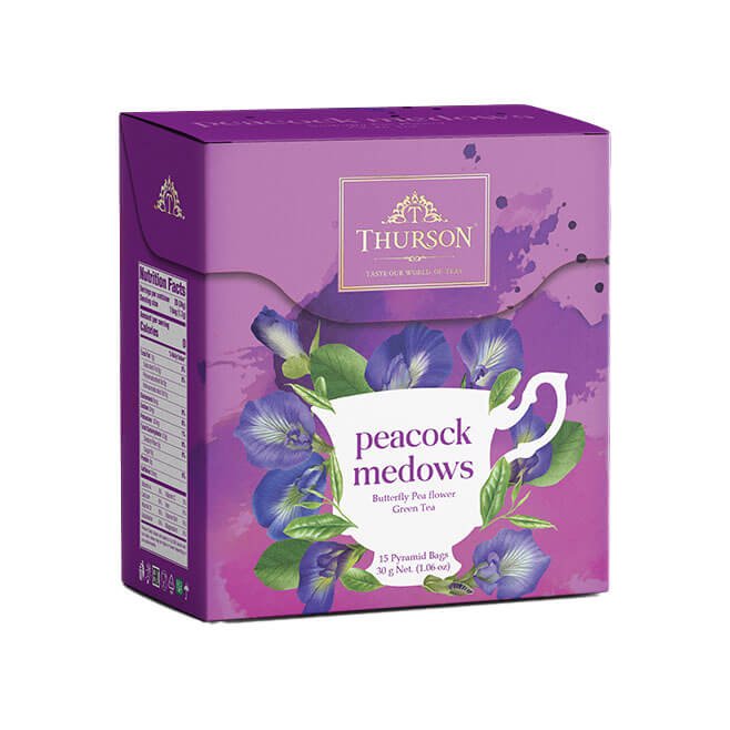 Green Tea Peacock Meadows - 15 Pyramid Tea Bags