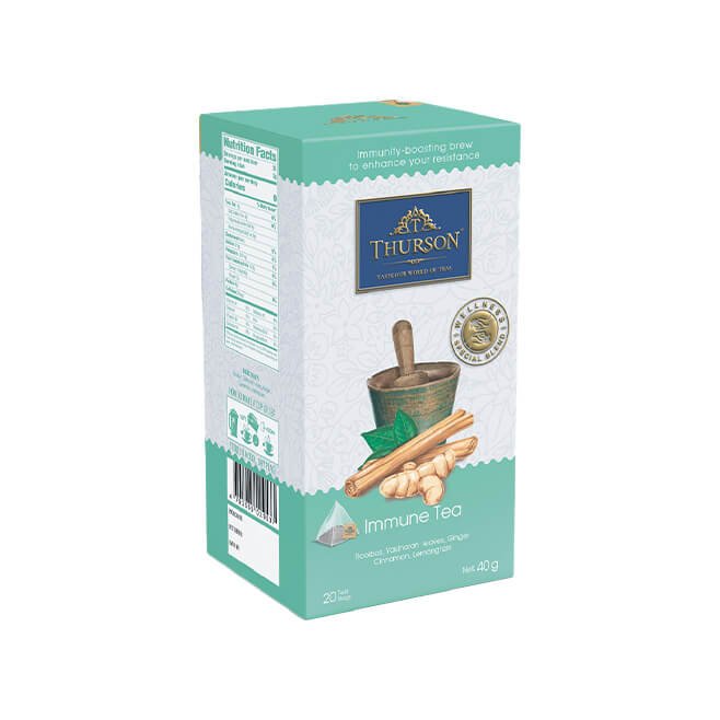 Herbal Tea Wellness Immune Tea - 15 Pyramid Tea Bags