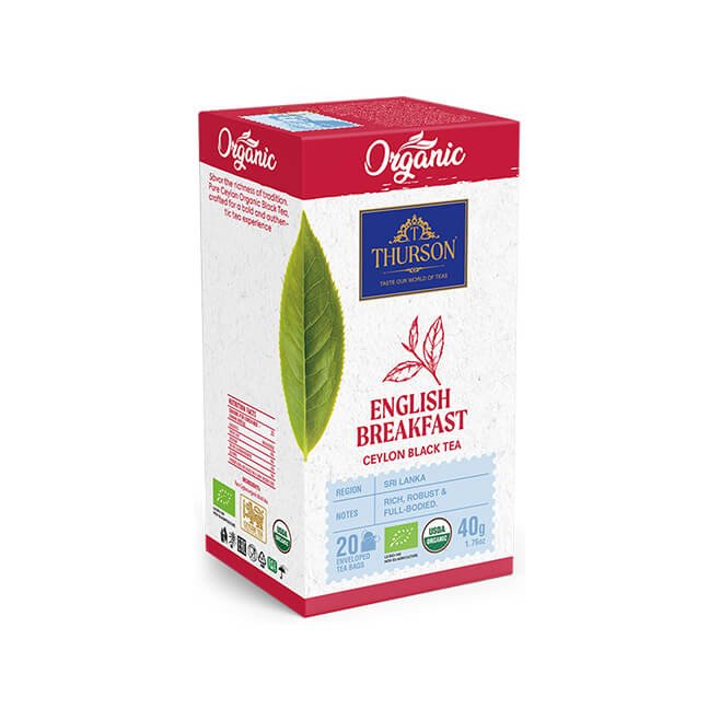 Organic Black Tea English Breakfast - 20 Enveloped