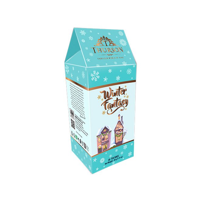 Winter Fantasy Light Blue - 20 String & Tag